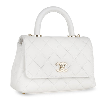 Chanel Coco Handle Caviar Gold Shoulder Bag Style 3