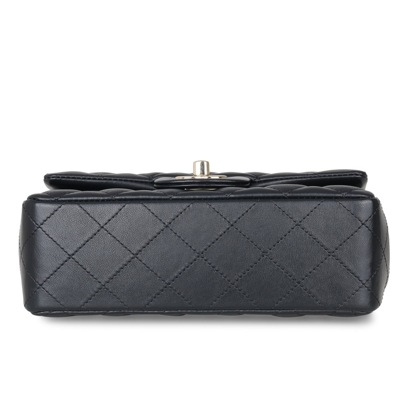 Chanel Classic Flap Lambskin Black Shoulder Bag Style 169