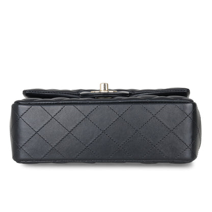 Chanel Classic Flap Lambskin Black Shoulder Bag Style 169