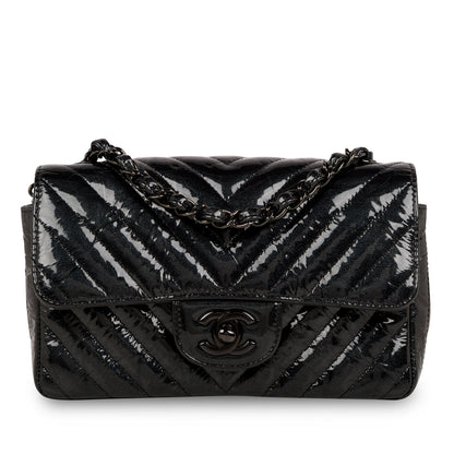 Chanel Classic Flap Bag - Mini Rectangular - So Black