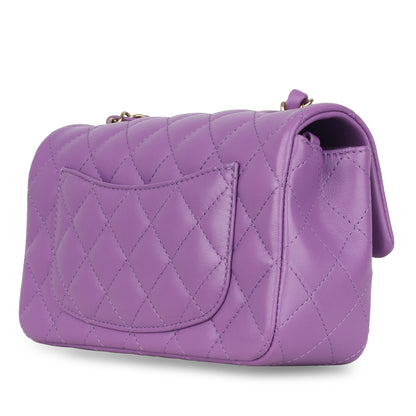 Chanel Classic Flap Lambskin Gold Shoulder Bag Style 82