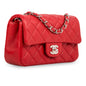 Chanel Classic Flap Lambskin Black Shoulder Bag Style 199
