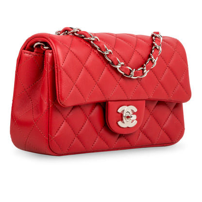 Chanel Classic Flap Lambskin Black Shoulder Bag Style 195
