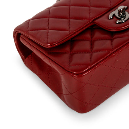 Chanel Classic Flap Lambskin Black Shoulder Bag Style 197