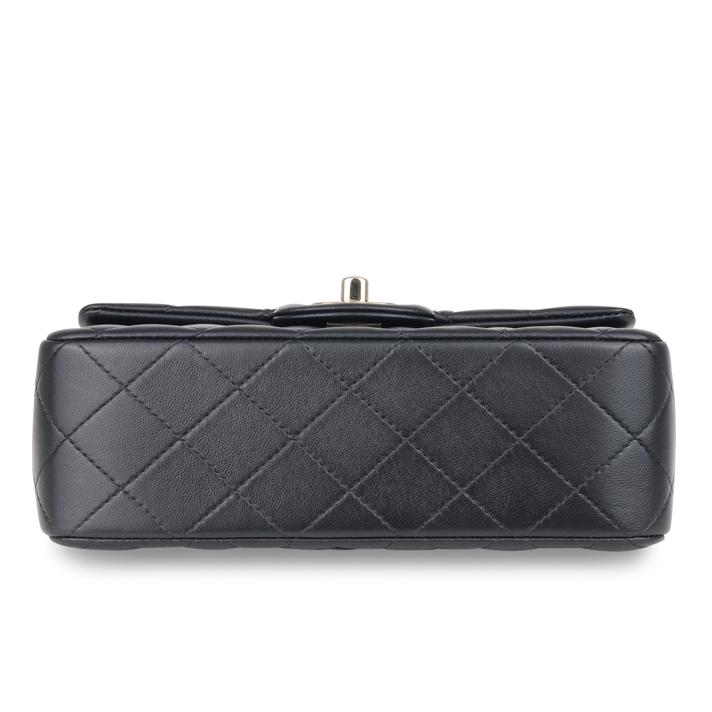Chanel Classic Flap Lambskin Black Shoulder Bag Style 218
