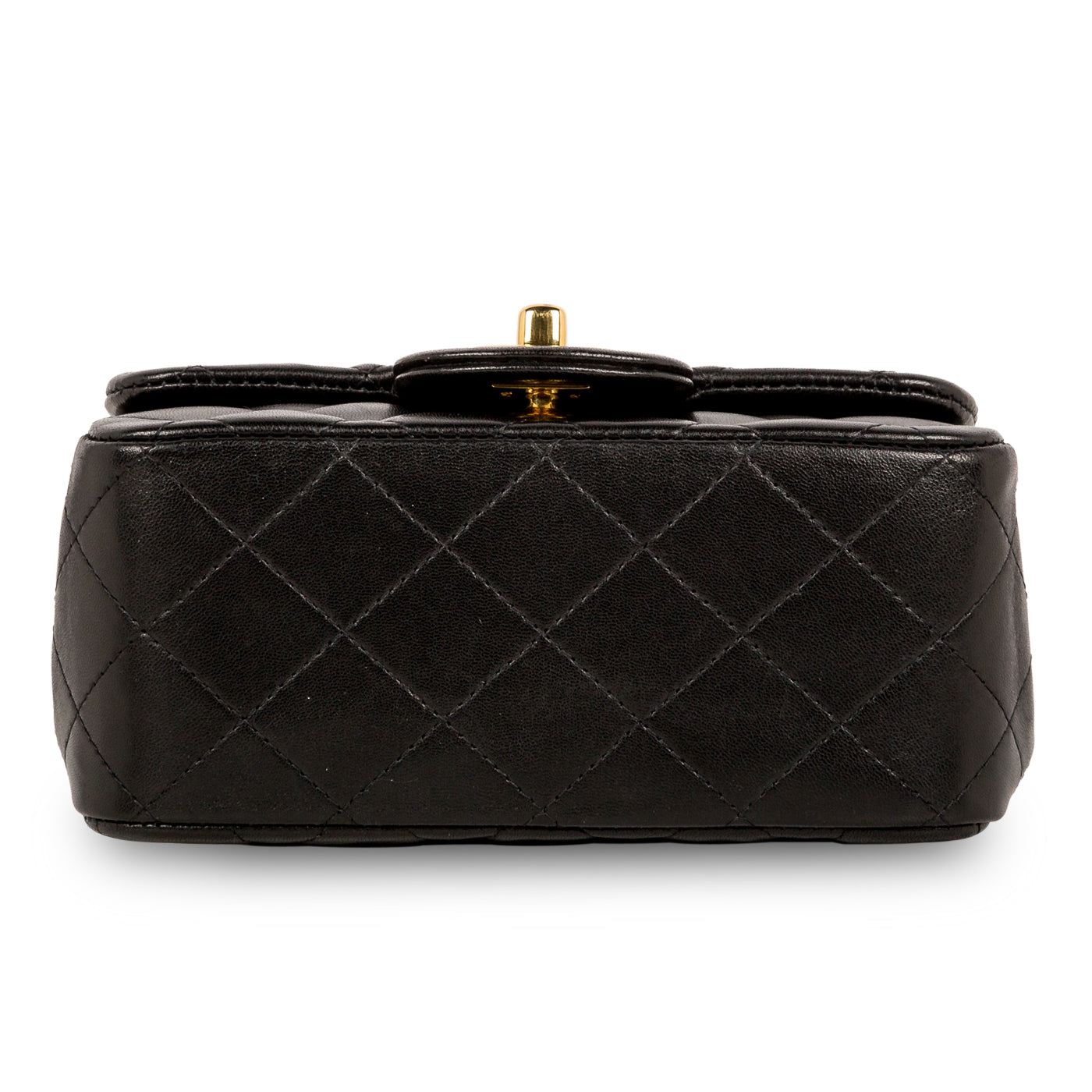Chanel Classic Flap Lambskin Black Shoulder Bag Style 236