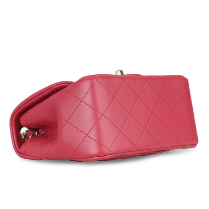 Chanel Classic Flap Lambskin Gold Shoulder Bag Style 93