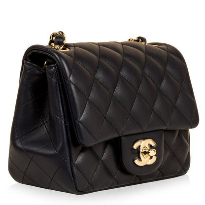 Chanel Classic Flap Lambskin Gold Shoulder Bag Style 98