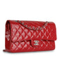 Chanel Classic Flap Patent Leather Black Shoulder Bag Style 2