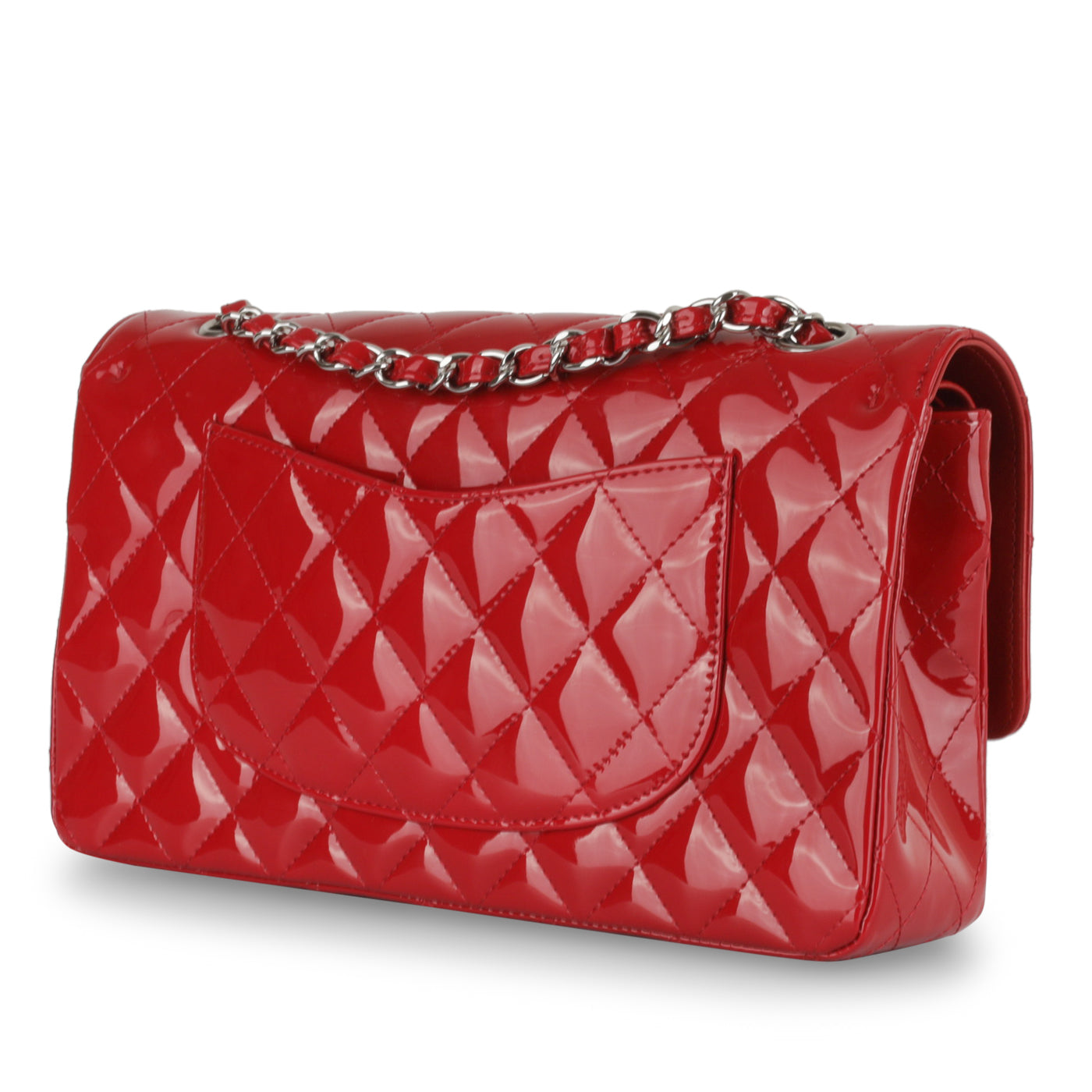 Chanel Classic Flap Patent Leather Black Shoulder Bag Style 2