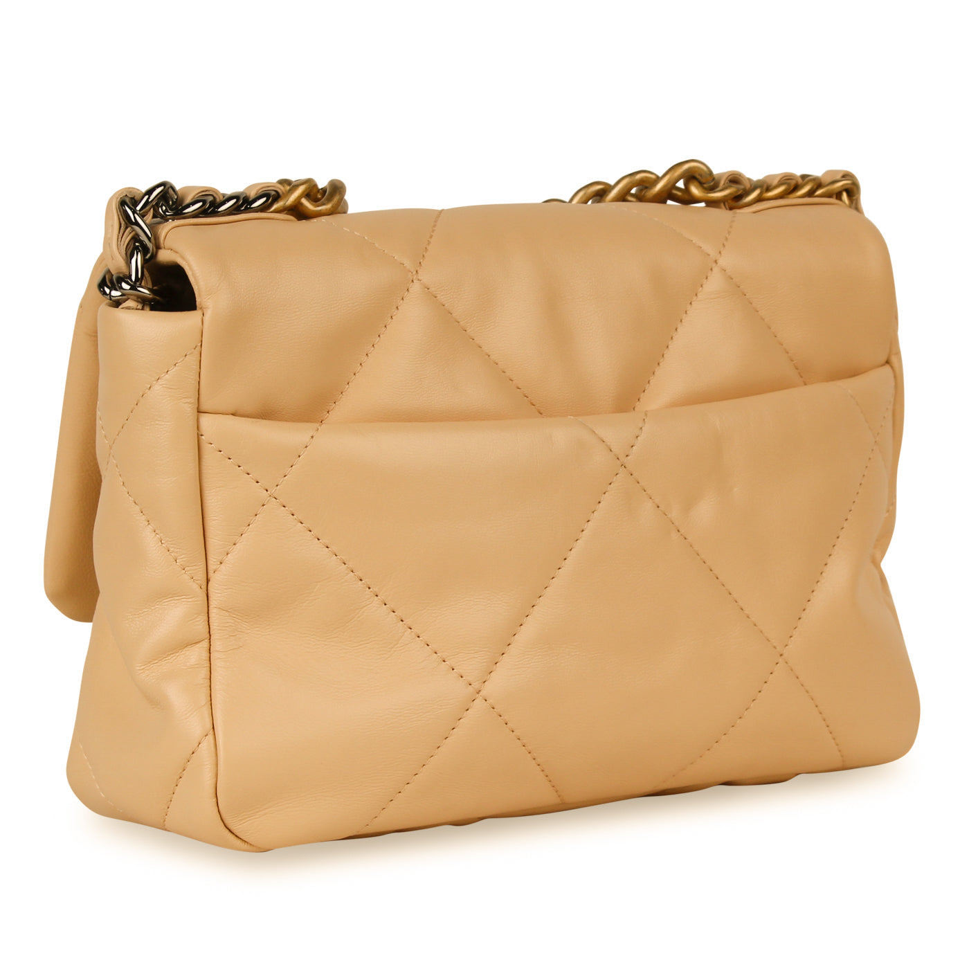 Chanel Chanel 19 Lambskin Gold Shoulder Bag Style 17