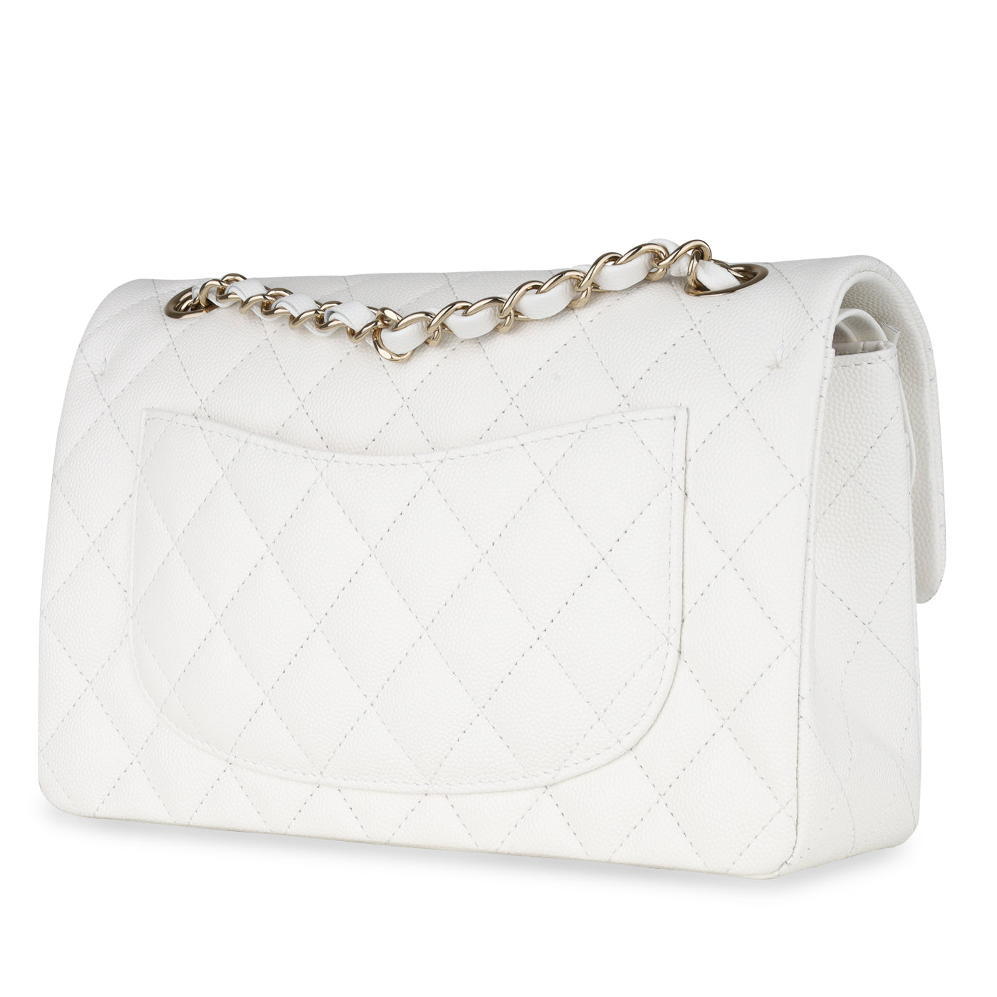 Chanel Classic Flap Caviar Gold Shoulder Bag Style 45