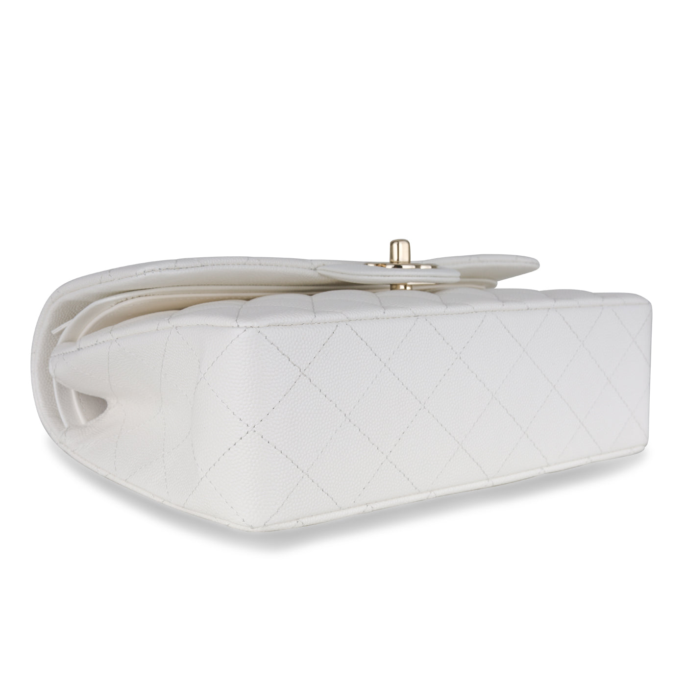 Chanel Small Classic Flap - White Caviar