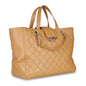 Chanel Luxury Caviar Silver Tote Bag