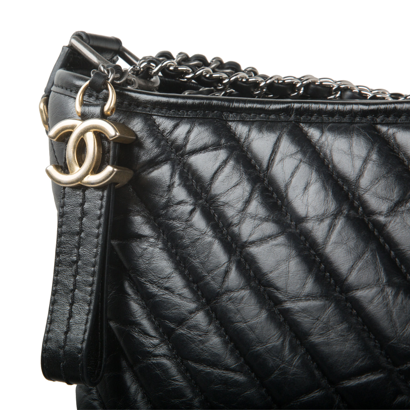 Chanel Classic Flap Quilted Black Shoulder Bag Style 4