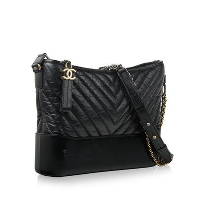 Chanel Classic Flap Quilted Black Shoulder Bag Style 4