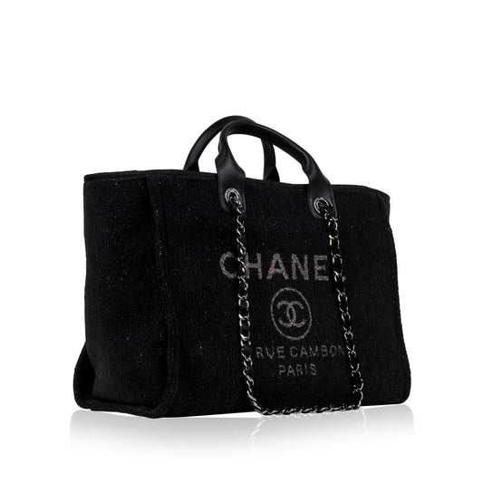Chanel Cambon Leather Black Tote Bag Style 6