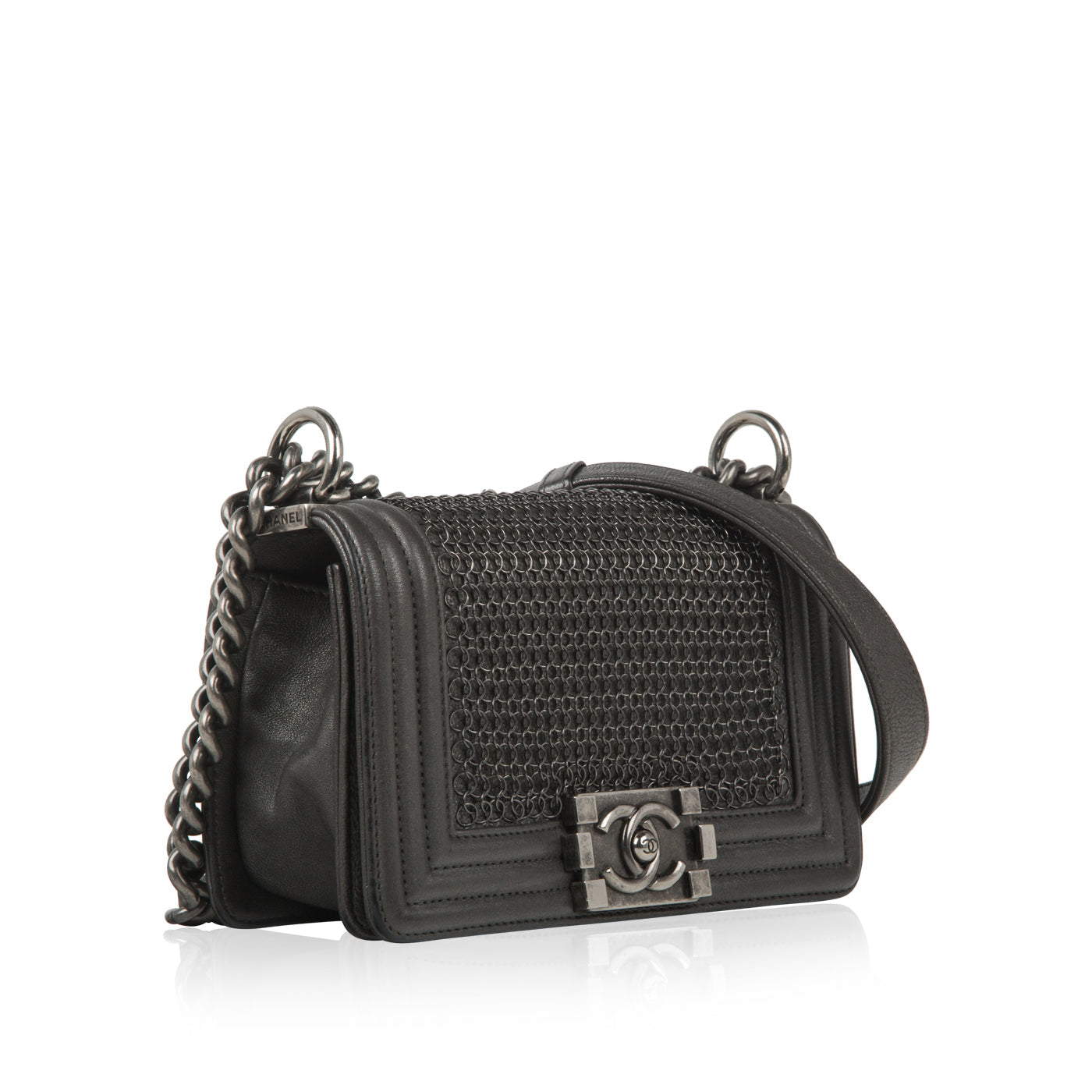 Chanel Boy Bag Leather Black Shoulder Bag Style 8