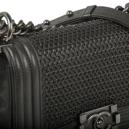 Chanel Boy Bag Leather Black Shoulder Bag Style 8