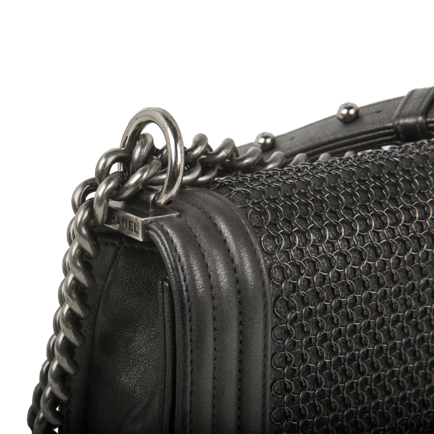 Chanel Boy Bag Leather Black Shoulder Bag Style 8