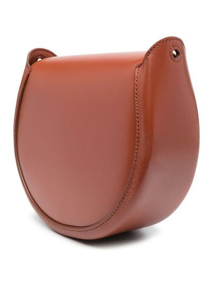 CROSSBODY ARLENE S MARRON LOGO DORADO
