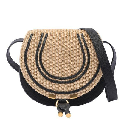 MARCIE RAFFIA CROSSBODY BAG