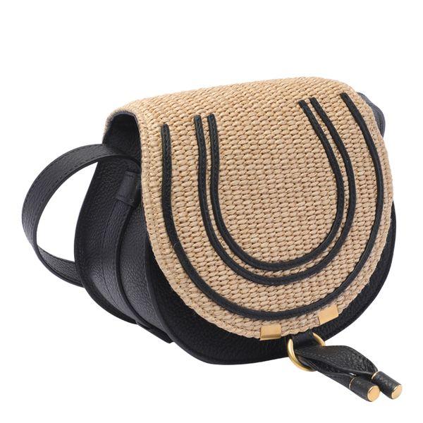MARCIE RAFFIA CROSSBODY BAG