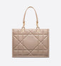 CHRISTIAN DIOR MEDIUM DIOR CALFSKIN LEATHER ESSENTIAL TOTE BAG