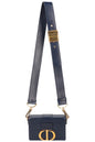 Christian Dior 30 Montaigne Box Bag Navyblue
