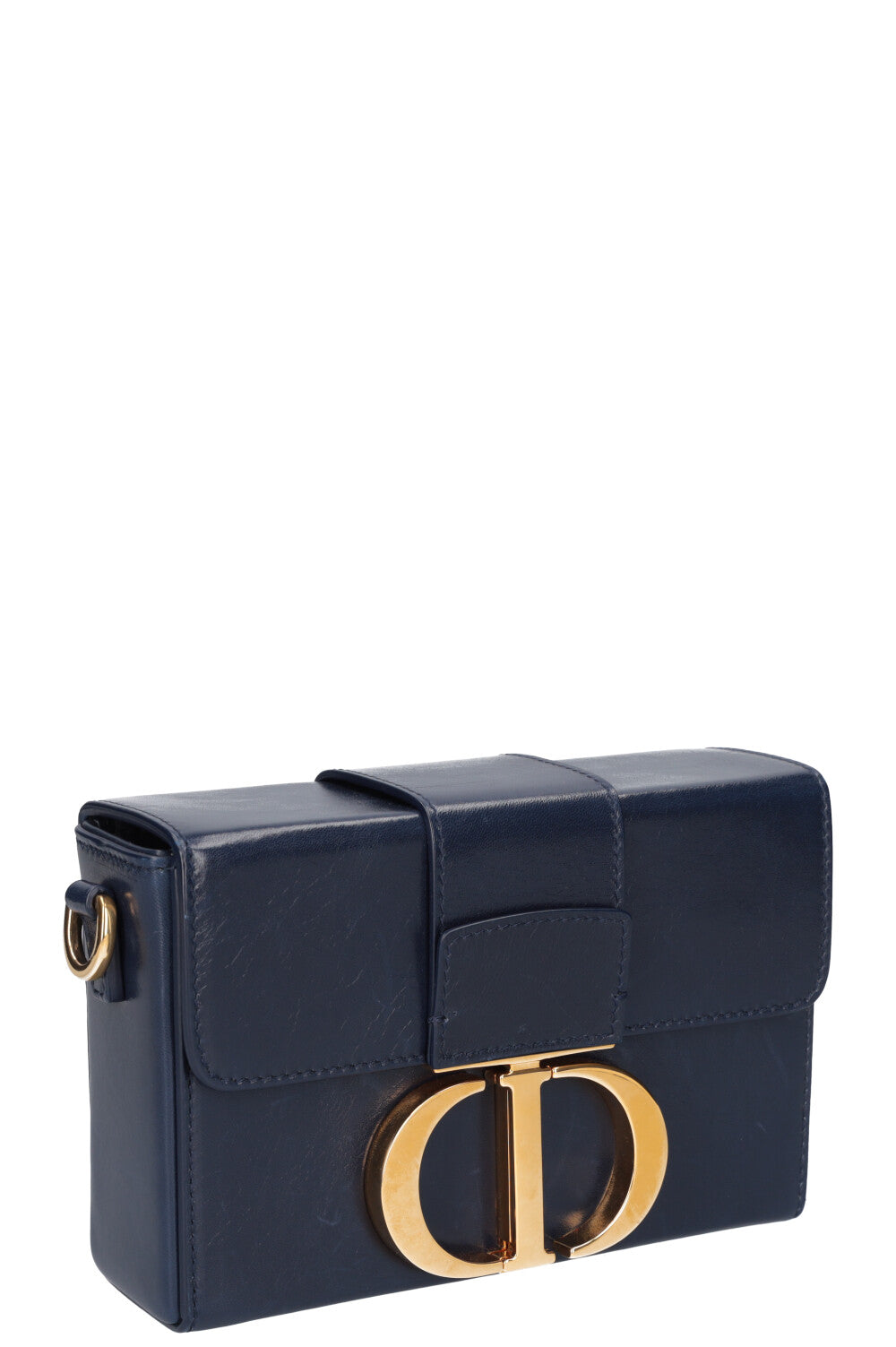Christian Dior 30 Montaigne Box Bag Navyblue