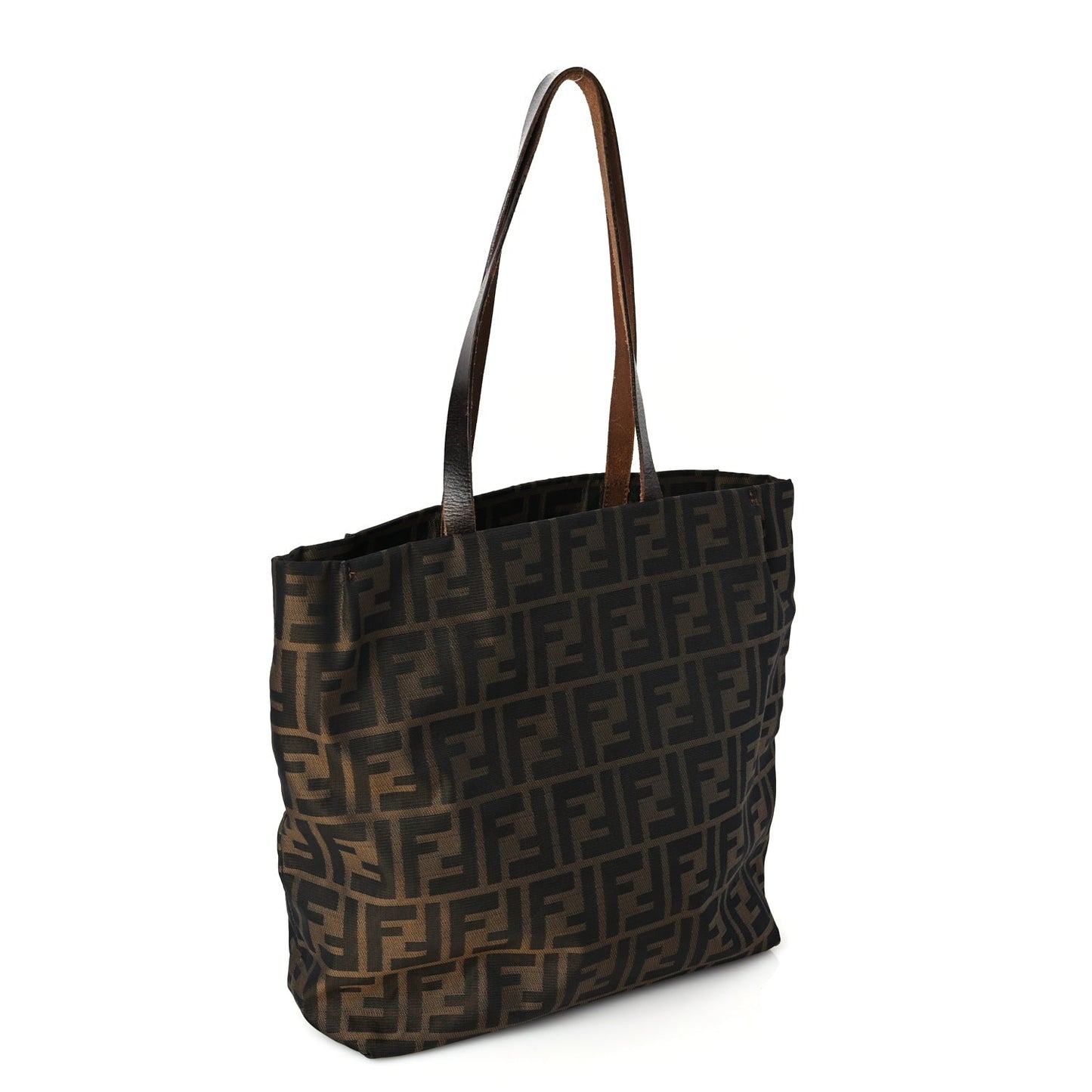 Fendi Zucca Small Tote Tobacco Tobacco