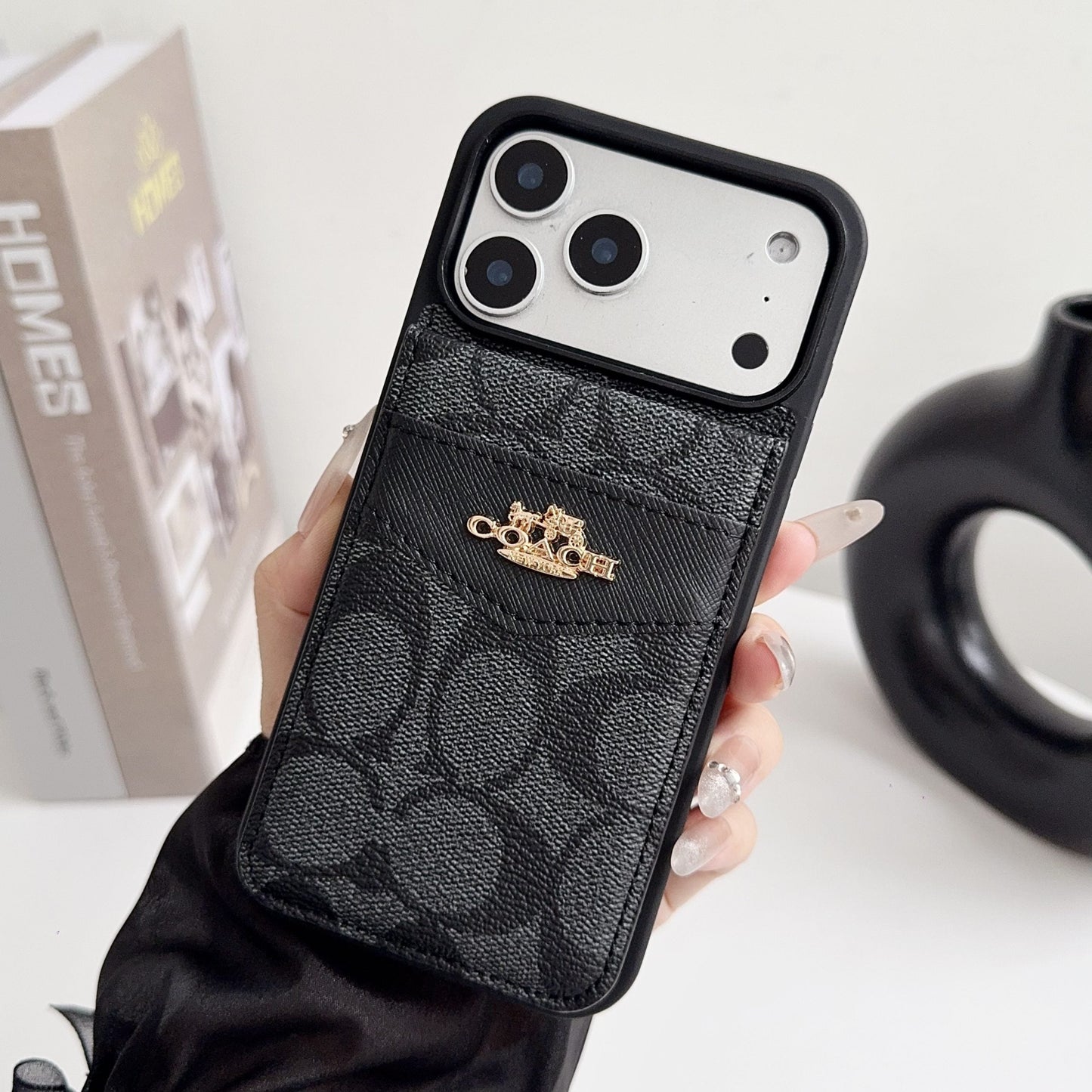 Card Holder Coach iPhone Case for 17 series