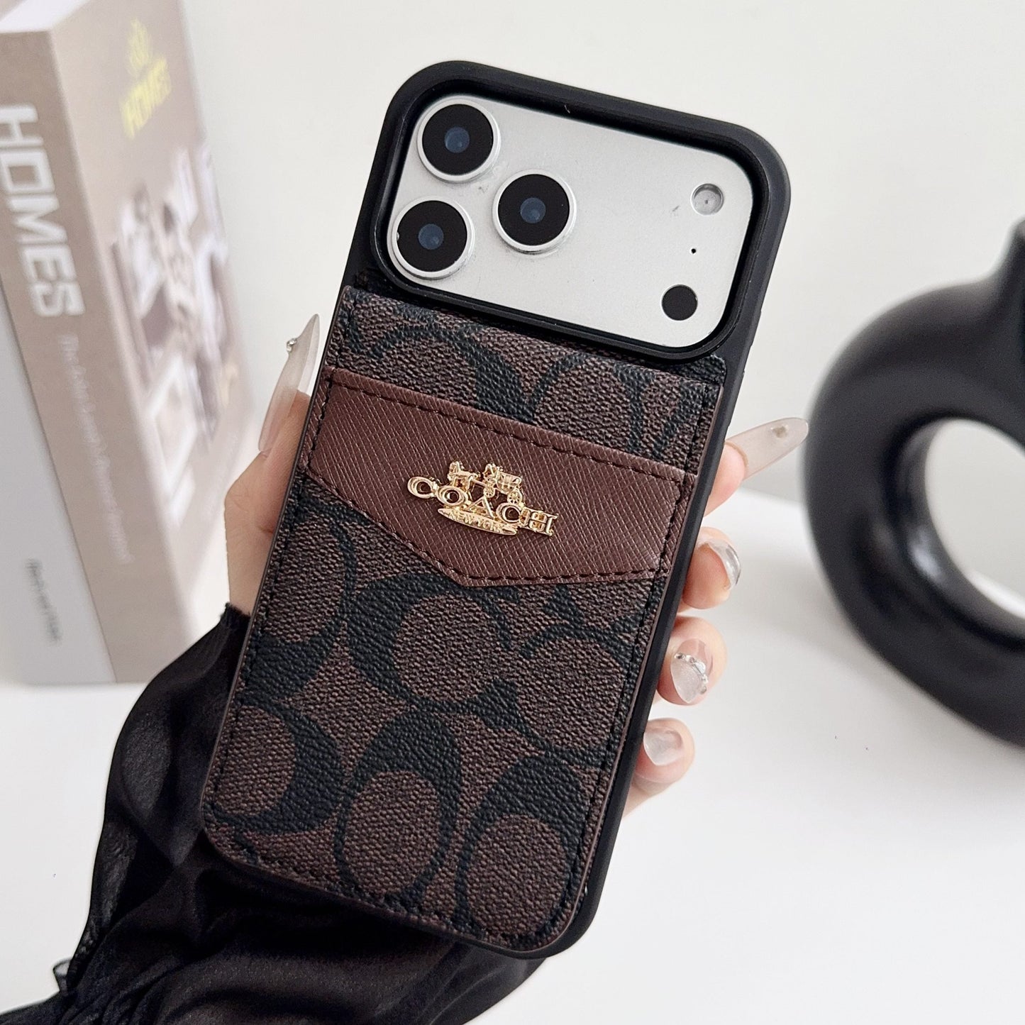 Card Holder Coach iPhone Case for 17 series