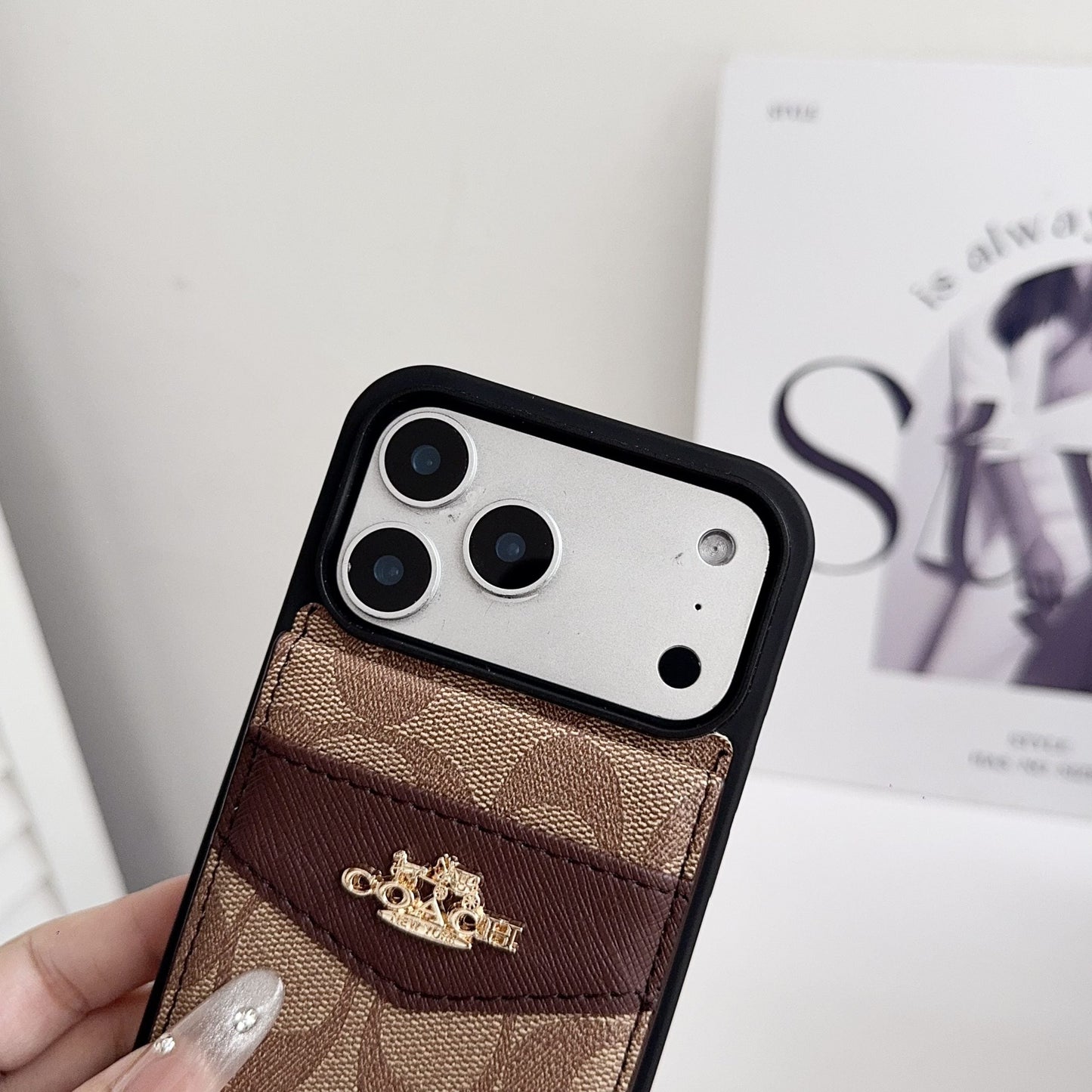 Card Holder Coach iPhone Case for 17 series