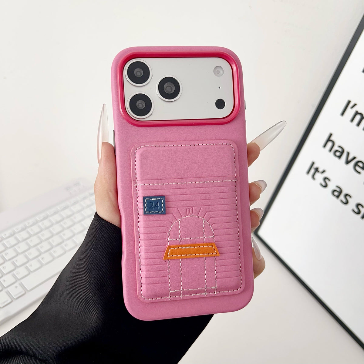 Card Holder Hermes Iphone Case 13-17 / Pro / Pro Max / 18 Pro / 18 Pro Max