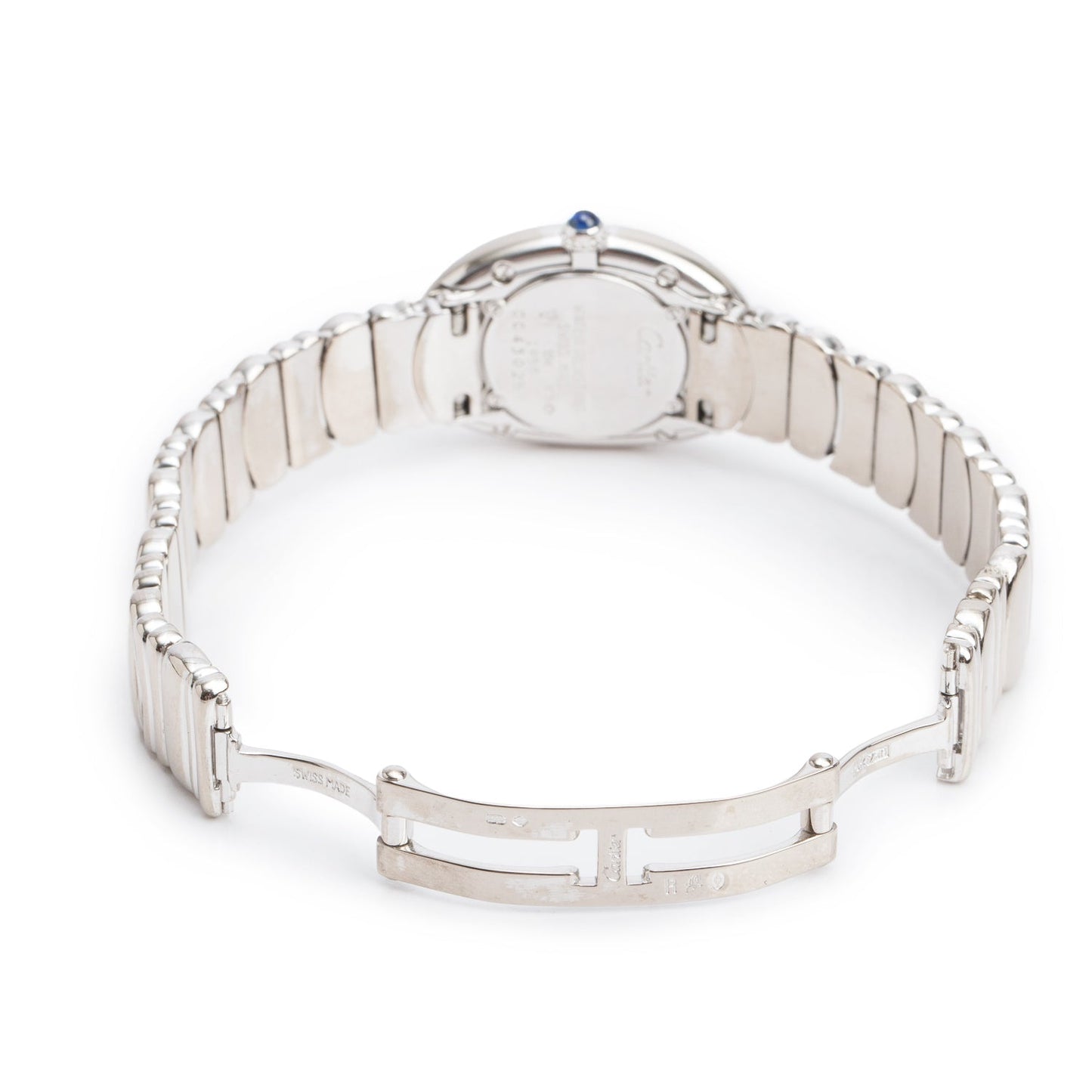 Cartier 18k White Gold Baignoire Quartz Watch, Small Model 1955