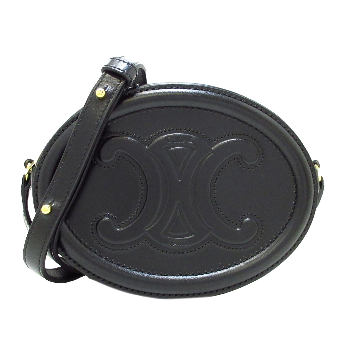 Celine Cuir Triomphe Oval Crossbody (MLB-jQ3ard)