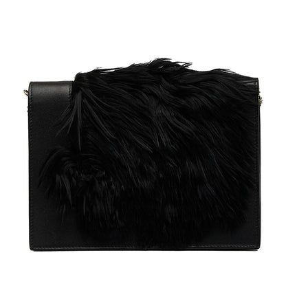 Celine Fur-Trim Frame Crossbody Bag (MLB-kW7lt6)