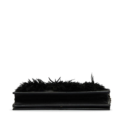 Celine Fur-Trim Frame Crossbody Bag (MLB-kW7lt6)