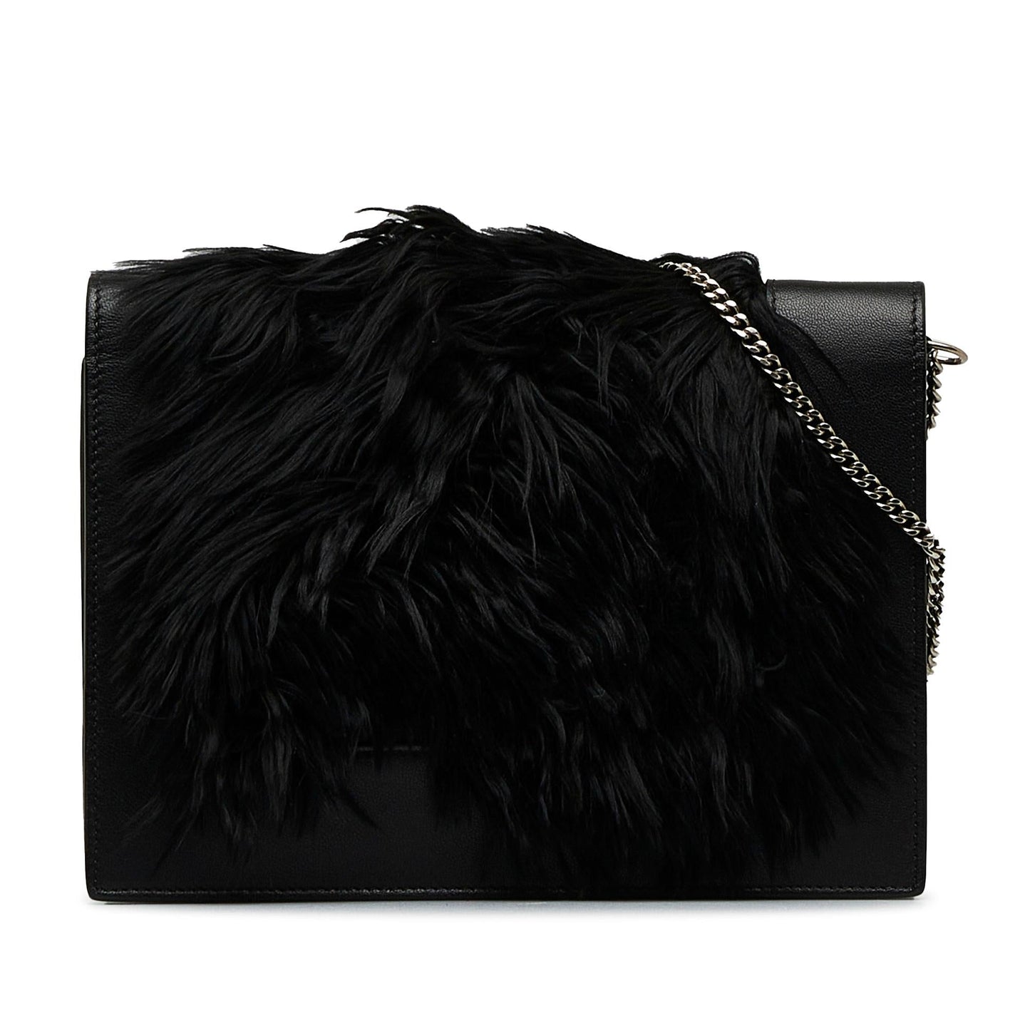 Celine Fur-Trim Frame Crossbody Bag (MLB-kW7lt6)