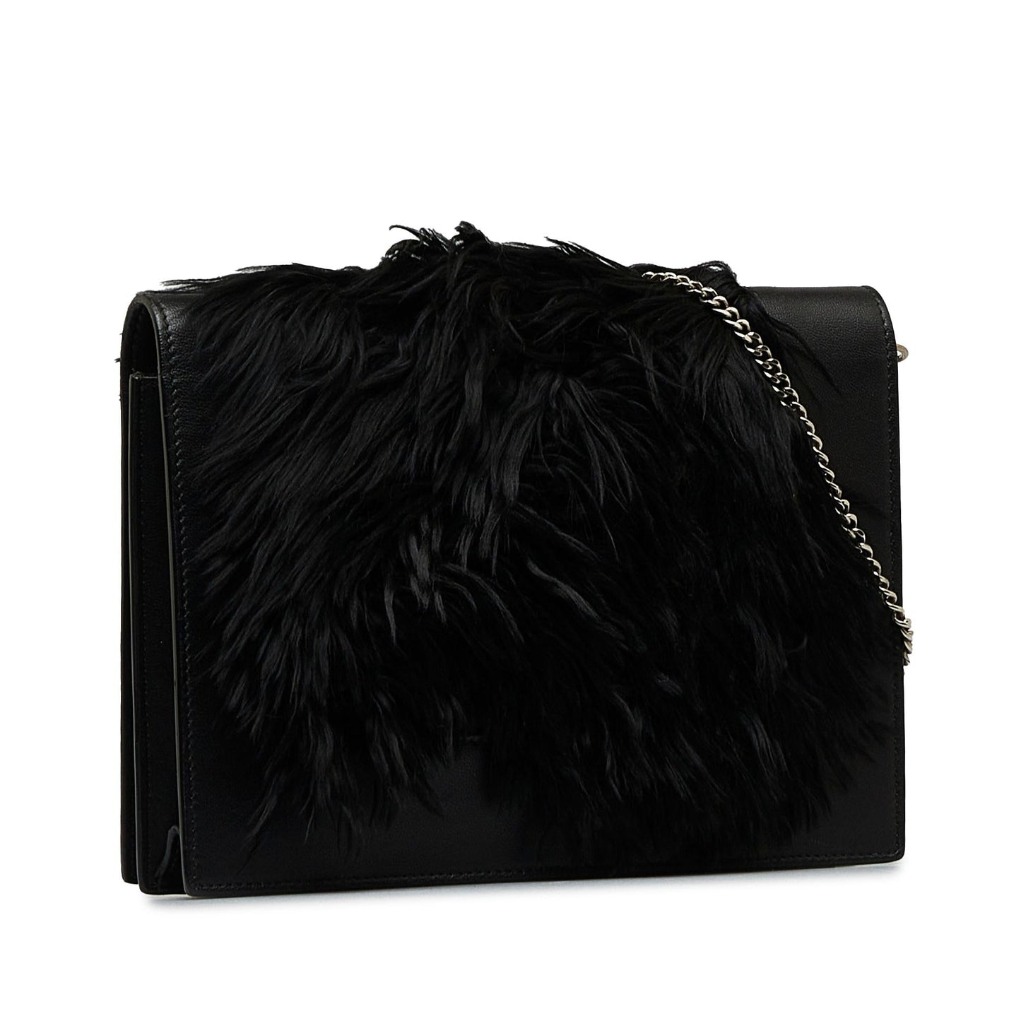 Celine Fur-Trim Frame Crossbody Bag (MLB-kW7lt6)