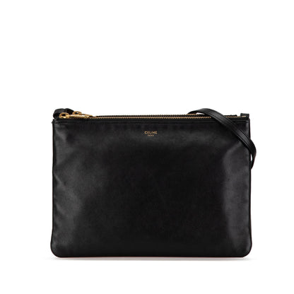 Celine Large Leather Trio Crossbody (MLB-OntI8d)