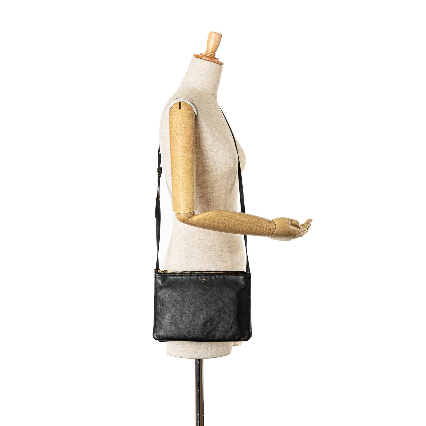 Celine Large Leather Trio Crossbody (MLB-OntI8d)