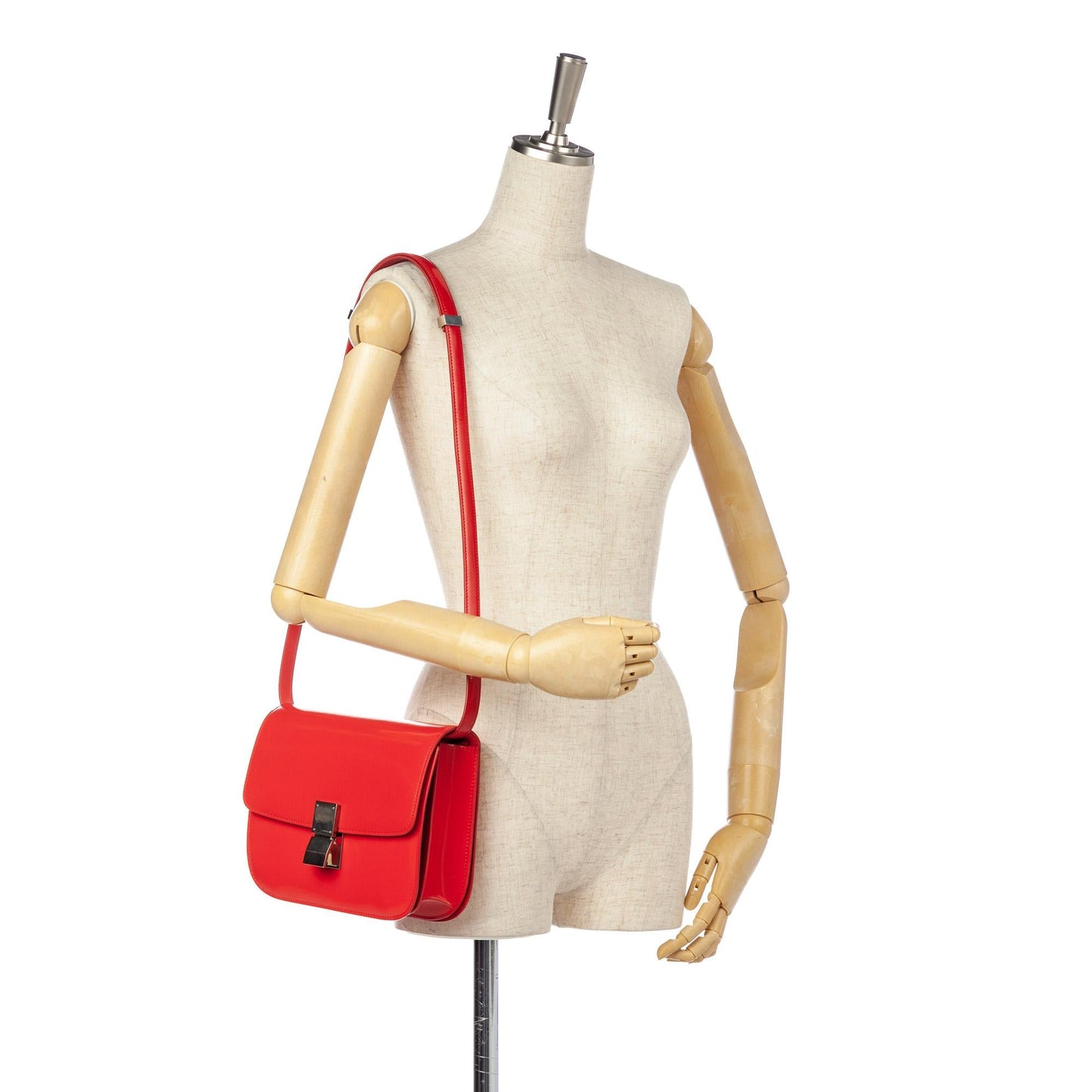 Celine Medium Classic Box Leather Crossbody Bag (MLB-25273)