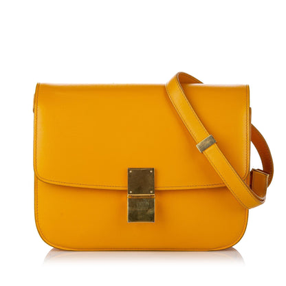Celine Medium Classic Box Leather Crossbody Bag (MLB-MFtpIp)