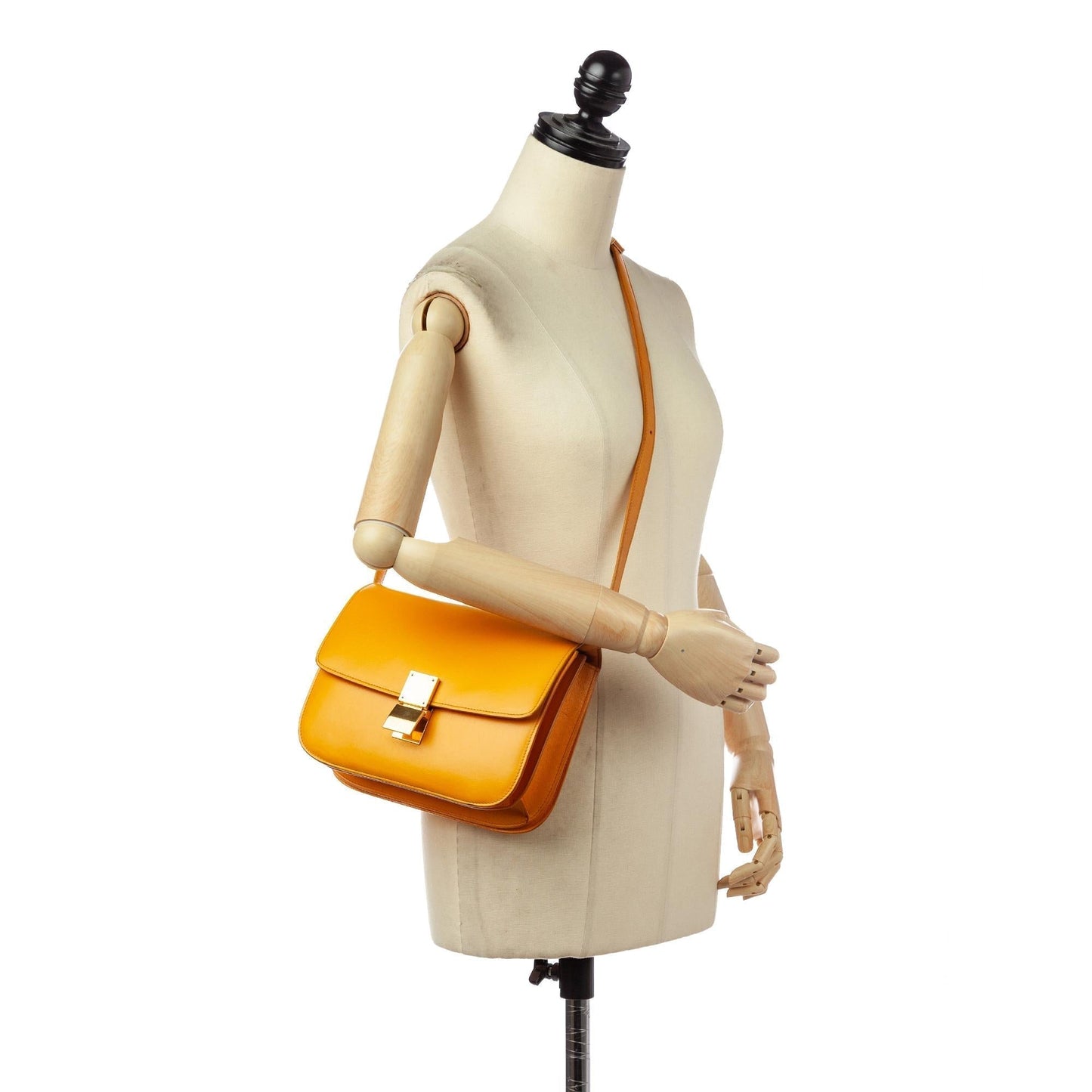 Celine Medium Classic Box Leather Crossbody Bag (MLB-MFtpIp)