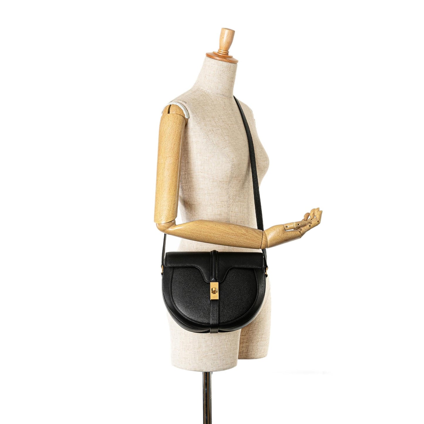Celine Medium Leather Besace 16 Crossbody (MLB-TJFgph)
