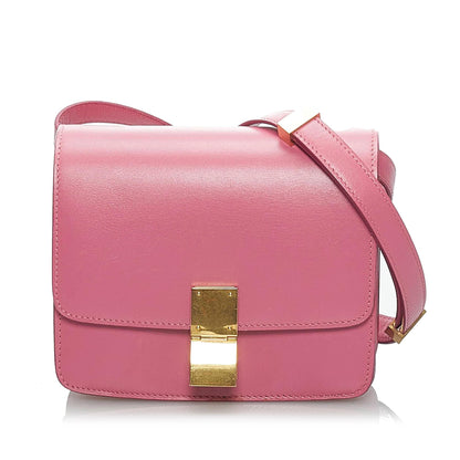 Celine Small Classic Box Leather Crossbody Bag (MLB-34178)