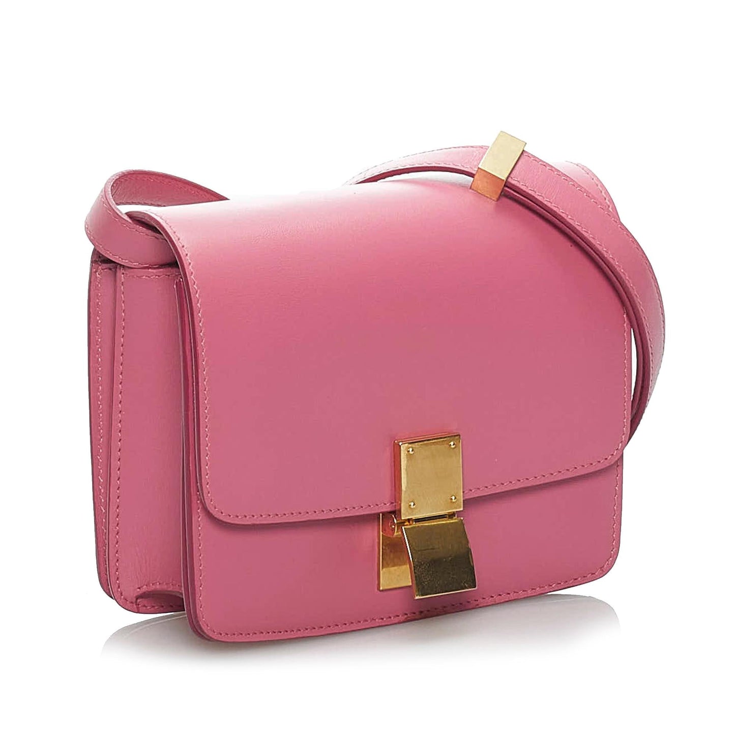 Celine Small Classic Box Leather Crossbody Bag (MLB-34178)