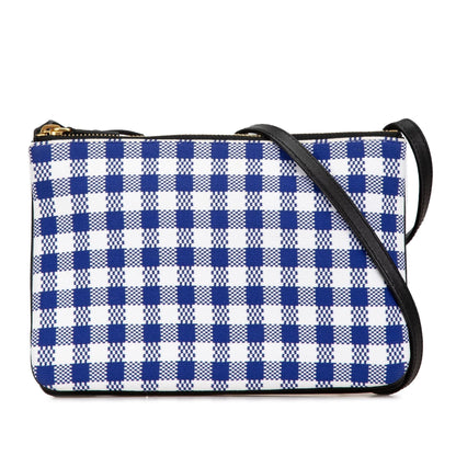 Celine Small Gingham Trio Canvas Crossbody (MLB-DisQZc)